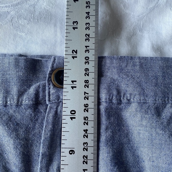 Jack &‎ Jones Cotton / Linen Blend Men's Grayish-Blue Walking Shorts Size XXL - Picture 11 of 13